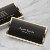 Royal Gold Border Driver Visitekaartje