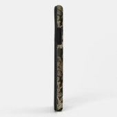 Royal Gold Damask gepersonaliseerd monogram Case-Mate iPhone Case (Achterkant/rechts)