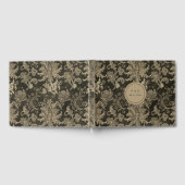 Royal Gold Damask Trouwgastenboek Gastenboek (Volledig)