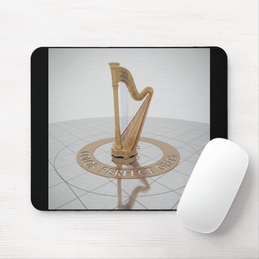Royal Gold Harp Mousepad Muismat (Met muis)