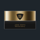 Royal Gold Shield Martial Arts Visitekaartje<br><div class="desc">Royal Gold Shield Martial Arts Visitekaartje.</div>