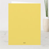 Royal Gold Solid Plain Color Kaart (Achterkant)