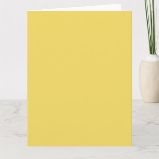 Royal Gold Solid Plain Color Kaart (Voorkant)