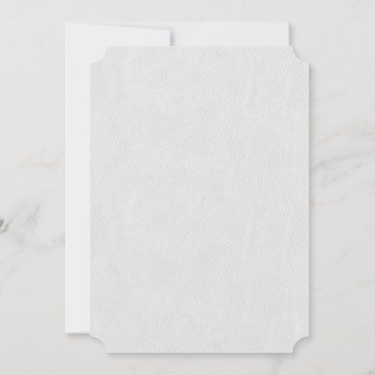 Royal Gold White Art Deco Monogram Bachelor Party Kaart (Achterkant)