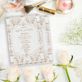 Royal Gold White Great Gatsby Vrijgezellenfeest ui Kaart