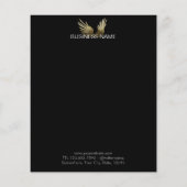 Royal Gold Wings Professional Dark Flyer (Achterkant)