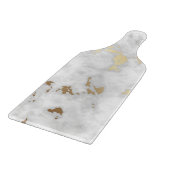Royal Gold wit Marmer ontwerp Snijplank (Hoek)