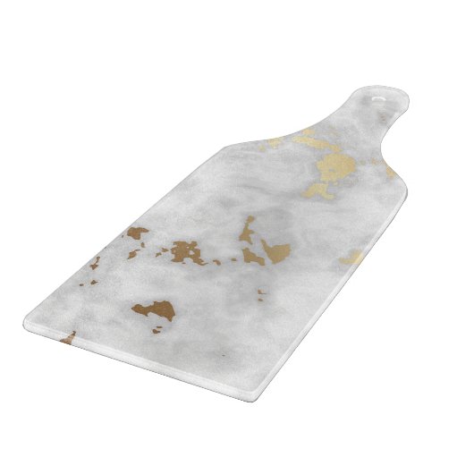 Royal Gold wit Marmer ontwerp Snijplank (Hoek)