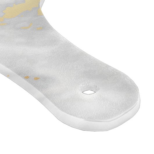 Royal Gold wit Marmer ontwerp Snijplank (Hoek)