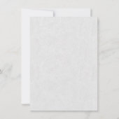 Royal Gold Witte Art Deco Monogram Save The Date (Achterkant)