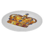 Royal golden crown snijplank (Hoek)