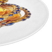 Royal golden crown snijplank (Hoek)