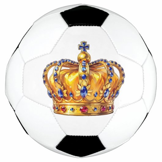 Royal golden crown voetbal (Voorkant)