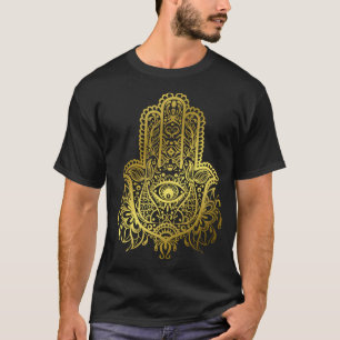 Royal Golden Hamsa Hand T-shirt
