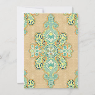 Royal Golden Paisley Kaart