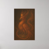 Royal Golden Phoenix – Elite Fine Art Collection Canvas Afdruk (Voorkant)