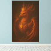 Royal Golden Phoenix – Elite Fine Art Collection Canvas Afdruk (Insitu (Houten vloer))