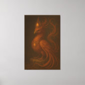 Royal Golden Phoenix – Elite Fine Art Collection Canvas Afdruk (Voorkant)