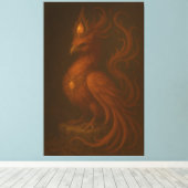 Royal Golden Phoenix – Elite Fine Art Collection Canvas Afdruk (Insitu (Houten vloer))