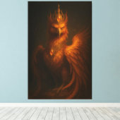 Royal Golden Phoenix – Elite Fine Art Collection Canvas Afdruk (Insitu (Houten vloer))