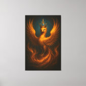 Royal Golden Phoenix · Luxury Fine Art Canvas Prin (Voorkant)