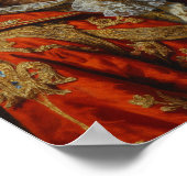 Royal Goldendoodle Portrait Poster (Hoek)