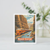 Royal Gorge  bekende reisplaats Briefkaart (Staand voorkant)