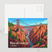 Royal Gorge Bridge & Park USA Briefkaart (Voorkant / Achterkant)