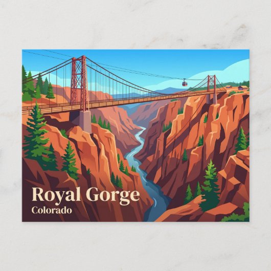 Royal Gorge Bridge & Park USA Briefkaart (Voorkant)
