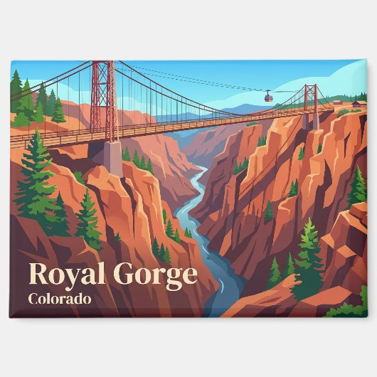Royal Gorge Bridge & Park USA Magneet (Voorkant)