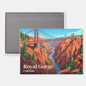 Royal Gorge Bridge & Park USA Magneet (Voorkant / Achterkant)