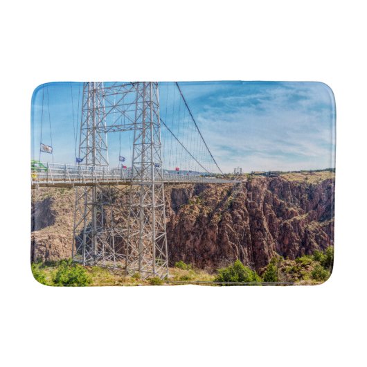 Royal Gorge Bridge Side Uitzicht Badmat (Voorkant)