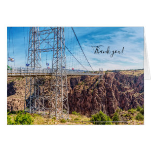 Royal Gorge Bridge Side Uitzicht dank u kaart