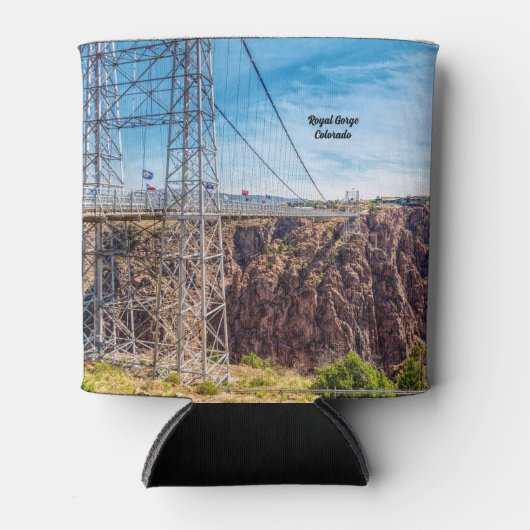 Royal Gorge Bridge Side Uitzicht Koelbox Blikjeskoeler (Voorkant)