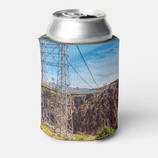 Royal Gorge Bridge Side Uitzicht Koelbox Blikjeskoeler (Blikje Achterkant)