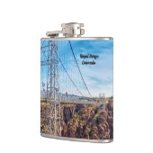 Royal Gorge Bridge Side Uitzicht kolf Heupfles (Links)