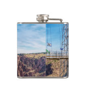 Royal Gorge Bridge Side Uitzicht kolf Heupfles (Achterkant)