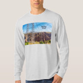 Royal Gorge Bridge Side Uitzicht Mannen T-shirt (Voorkant)
