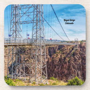 Royal Gorge Bridge Side Uitzicht Onderzetter Set