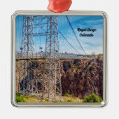 Royal Gorge Bridge Side Uitzicht Premium Ornament (Voorkant)