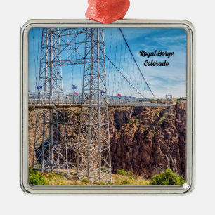 Royal Gorge Bridge Side Uitzicht Premium Ornament