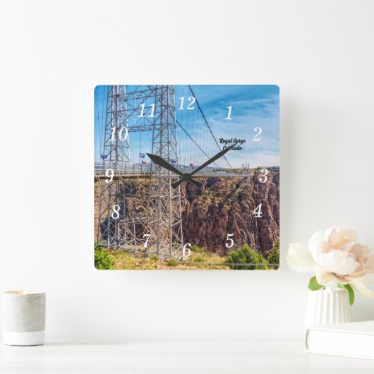 Royal Gorge Bridge Side Uitzicht wandklok (Huis)