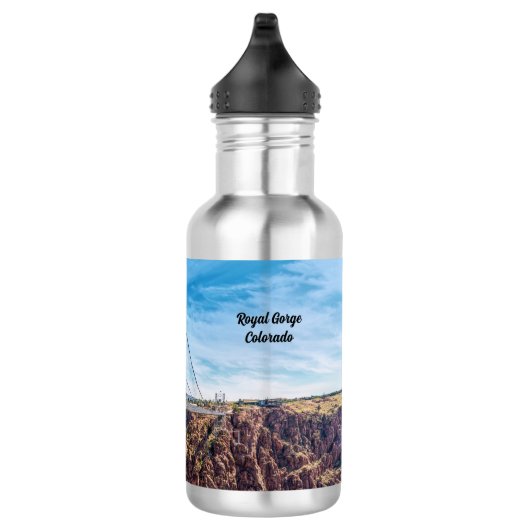 Royal Gorge Bridge Side Uitzicht Waterfles Waterfles (Rechts)