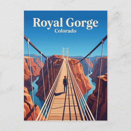 Royal Gorge Brug & Park USA Briefkaart (Voorkant)