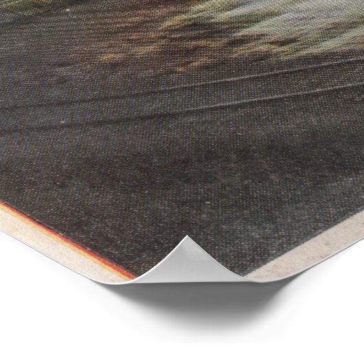 Royal Gorge, CO - Moonlight Uitzicht of Train in Poster (Hoek)