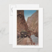 Royal Gorge, CO - Uitzicht van de Hanging Bridge Briefkaart (Voorkant / Achterkant)