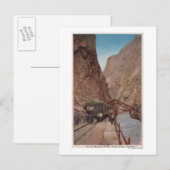 Royal Gorge, CO - Uitzicht van de Hanging Bridge Briefkaart (Voorkant / Achterkant)