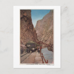 Royal Gorge, CO - Uitzicht van de Hanging Bridge Briefkaart