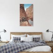 Royal Gorge, CO - Uitzicht van de Hanging Bridge Canvas Afdruk (Insitu (Slaapkamer))