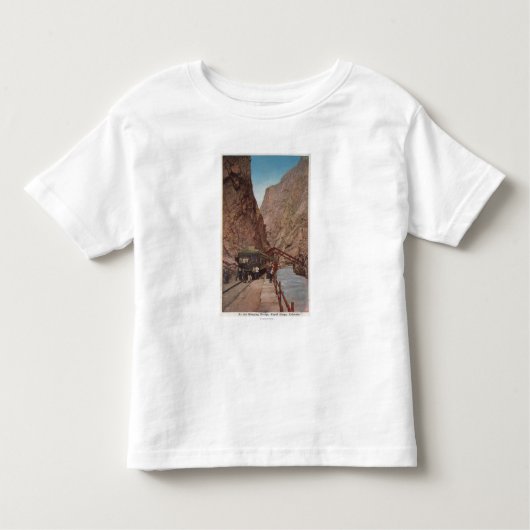 Royal Gorge, CO - Uitzicht van de Hanging Bridge Kinder Shirts (Voorkant)